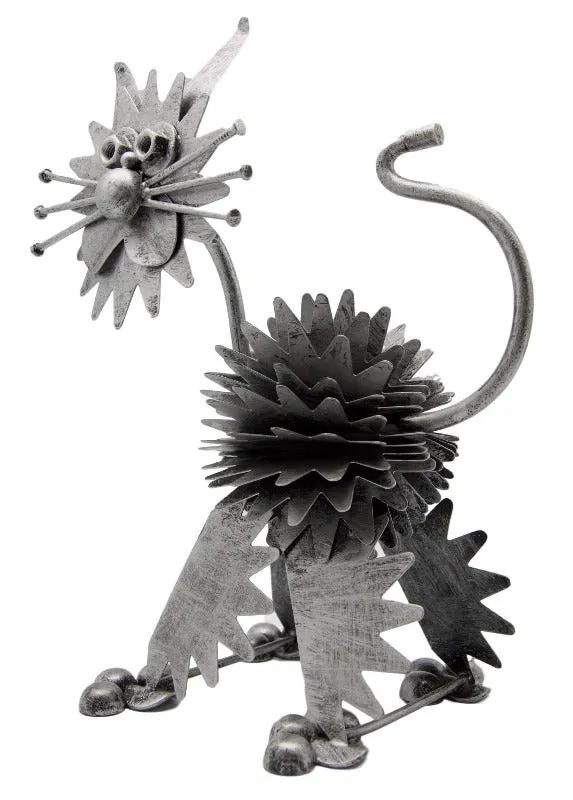 Nuts & Bolts Metal Cat Ornament