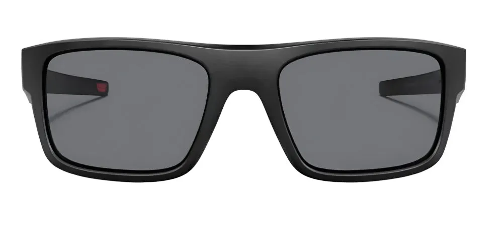 Oakley Drop Point Matte Black Frame - Gray Lens - Polarized Sunglasses