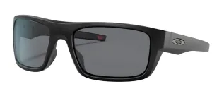 Oakley Drop Point Matte Black Frame - Gray Lens - Polarized Sunglasses