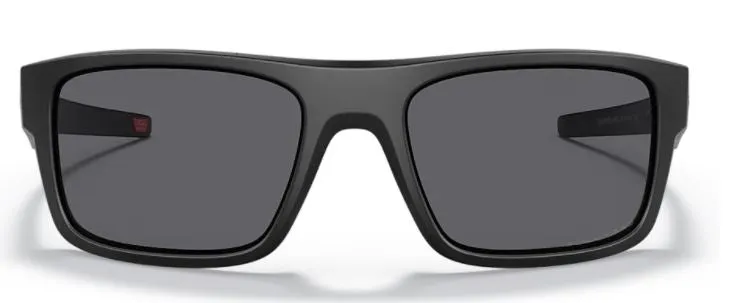 Oakley Standard Issue Mens Drop Point Uniform Collection Matte Black Frame - Gray Lens - Polarized Sunglasses