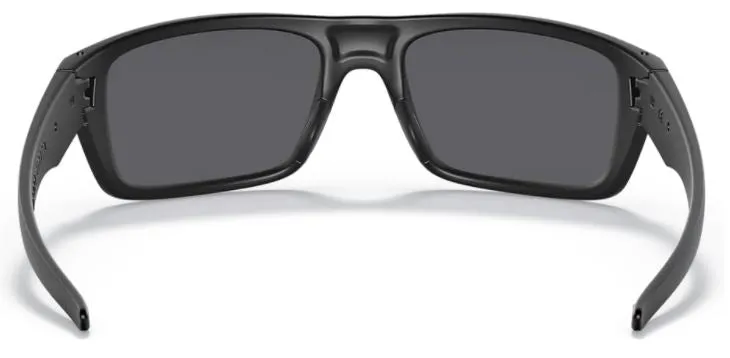 Oakley Standard Issue Mens Drop Point Uniform Collection Matte Black Frame - Gray Lens - Polarized Sunglasses