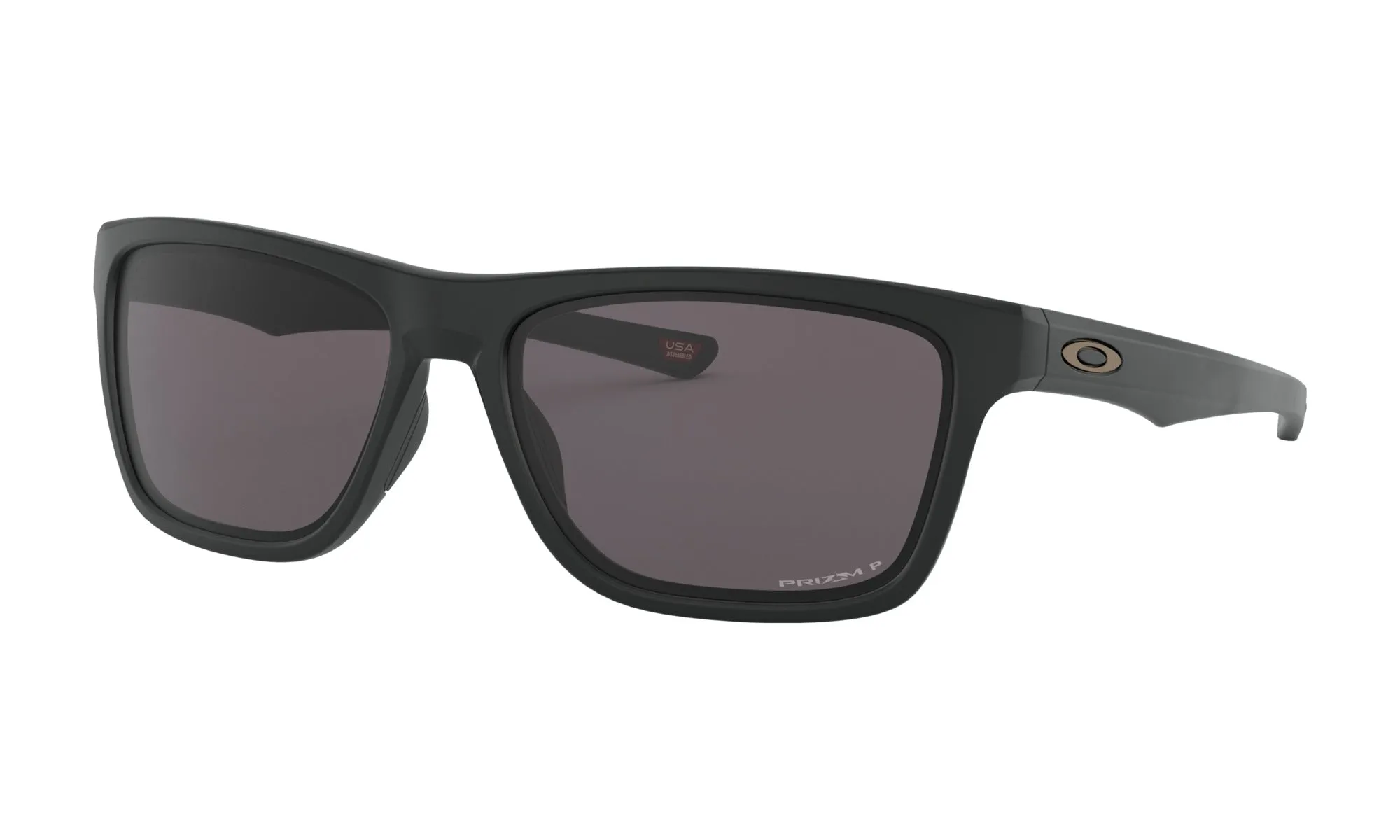 Oakley Standard Issue Mens Holston Matte Black Frame - Prizm Gray Lens - Polarized Sunglasses