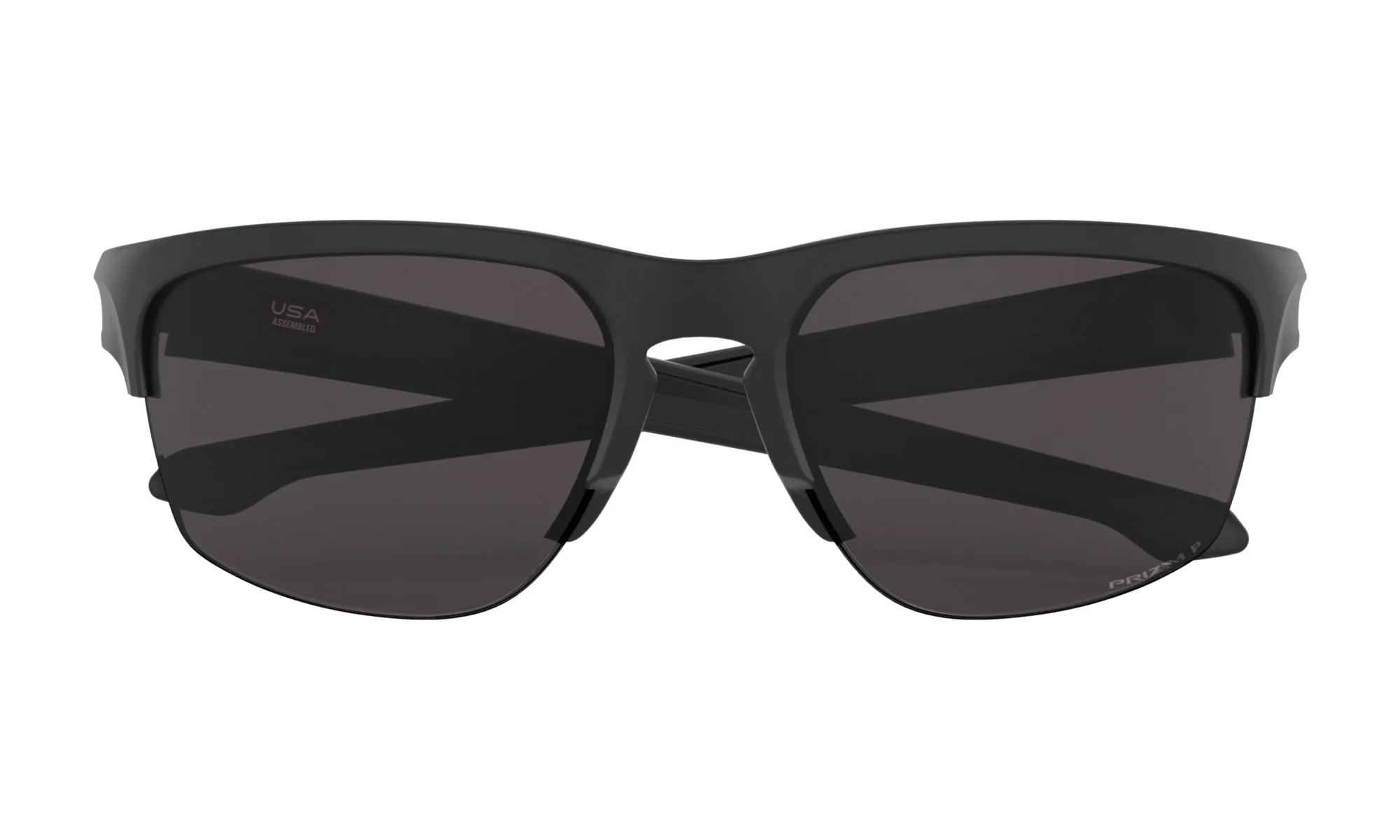 Oakley Standard Issue Sliver Edge Matte Black Frame - Prizm Gray Lens - Polarized Sunglasses