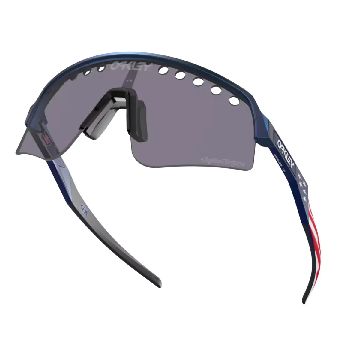 Oakley Sutro Lite Sweep Prizm Grey Lenses/Troy Lee Designs Blue Colorshift Frame