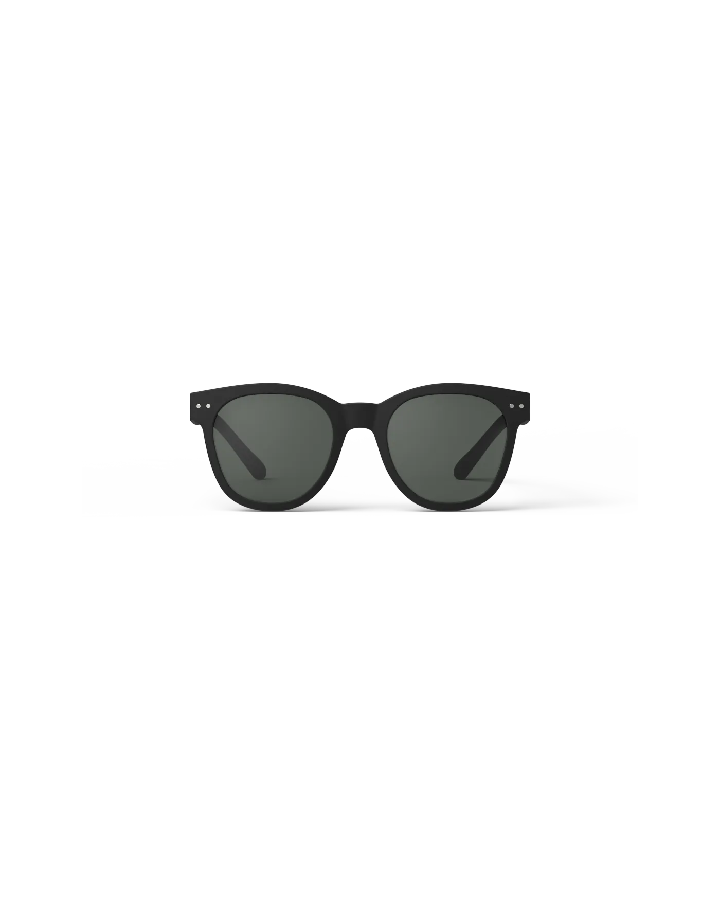 Oversized Black Trapeze Sunglasses