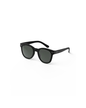 Oversized Black Trapeze Sunglasses