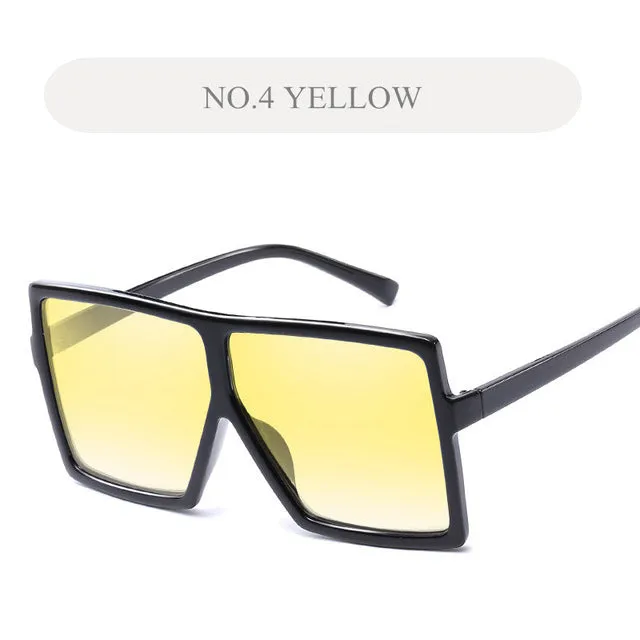 Oversized Large Square Sunglasses