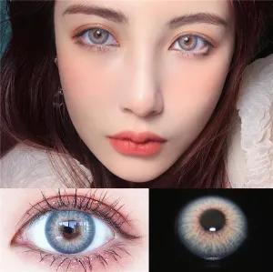 pola blue gray crazy small big beauty pupil Colored Contact Lenses for eyes Cosmetic Natural contact lens yearly Natural make up