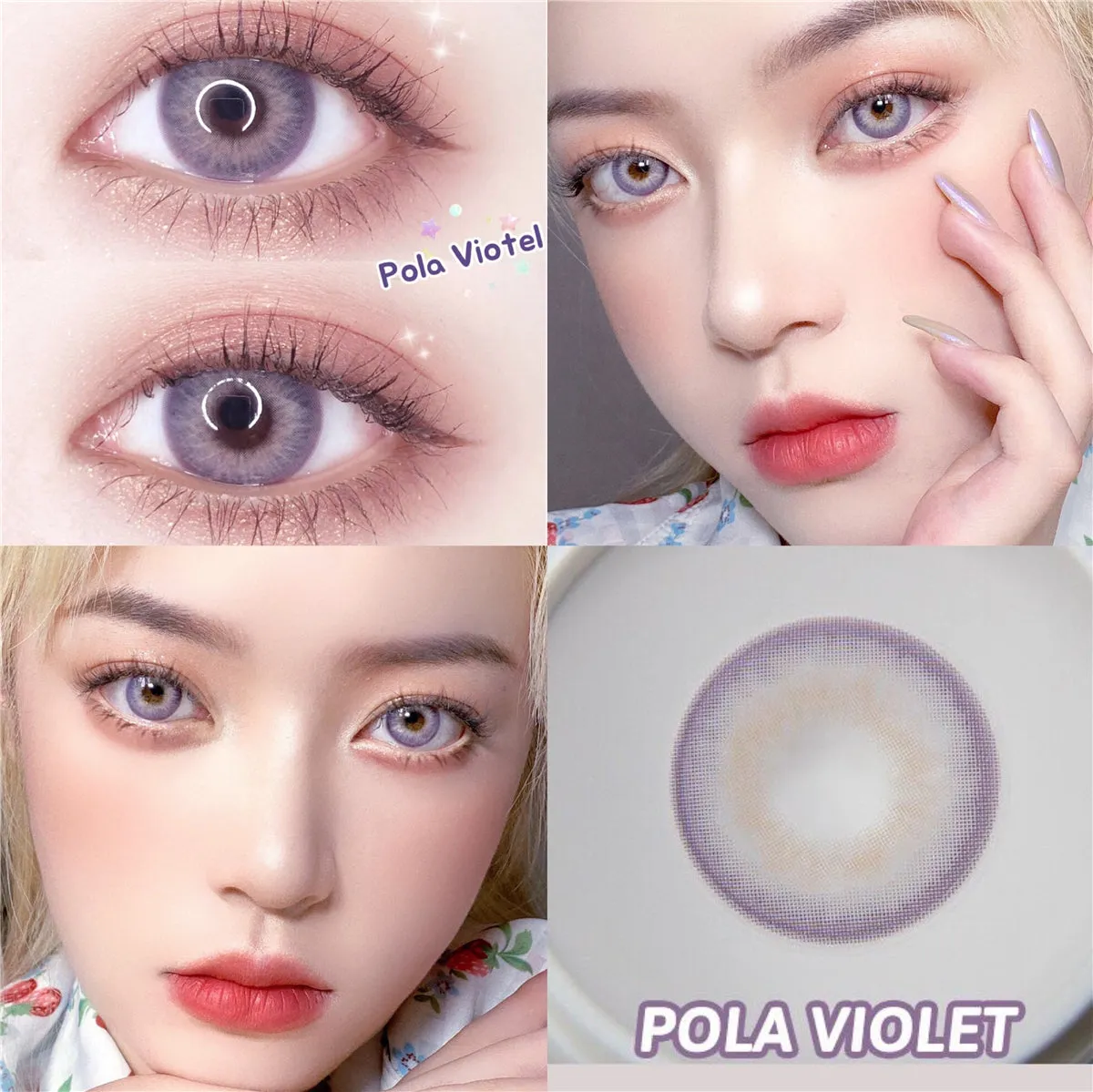 pola blue gray crazy small big beauty pupil Colored Contact Lenses for eyes Cosmetic Natural contact lens yearly Natural make up