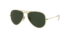 Ray-Ban Aviator Classic Non-Polarized Sunglasses - Arista/G-15 Green