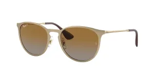 Ray-Ban Erika Metal Non-Polarized Sunglasses - Matte Arista/Brown-Gray Gradient