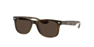 Ray-Ban Junior New Wayfarer Non-Polarized Sunglasses - Havana/Dark Brown