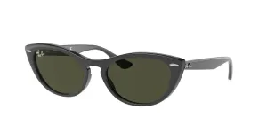 Ray-Ban Nina Non-Polarized Sunglasses - Black/G-15 Green