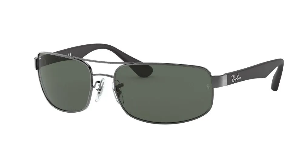 Ray-Ban RB3445 Non-Polarized Sunglasses - Gunmetal/Dark Green