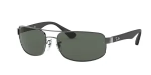 Ray-Ban RB3445 Non-Polarized Sunglasses - Gunmetal/Dark Green