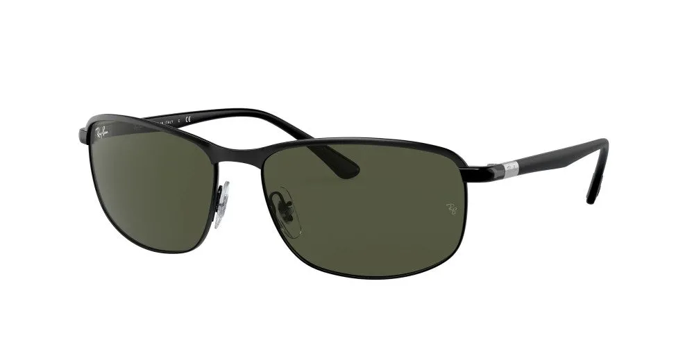 Ray-Ban RB3671 Non-Polarized Sunglasses - Black/Green