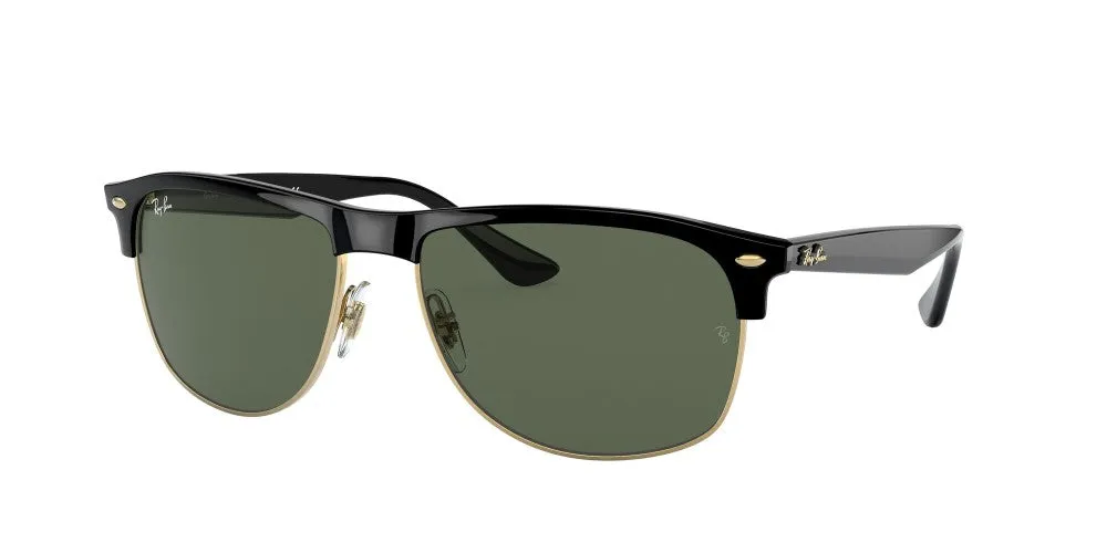 Ray-Ban RB4342 Non-Polarized Sunglasses - Black/Dark Green