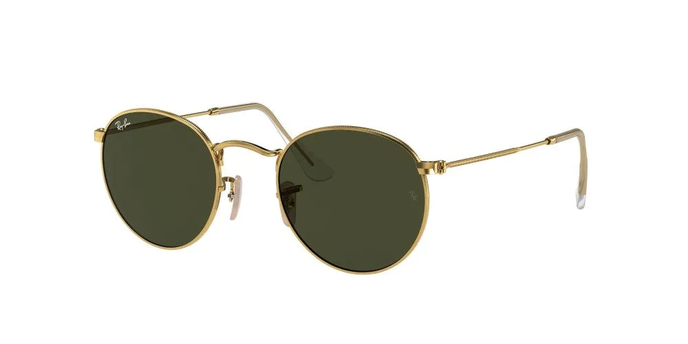 Ray-Ban Round Metal Non-Polarized Sunglasses - Arista/G-15 Green