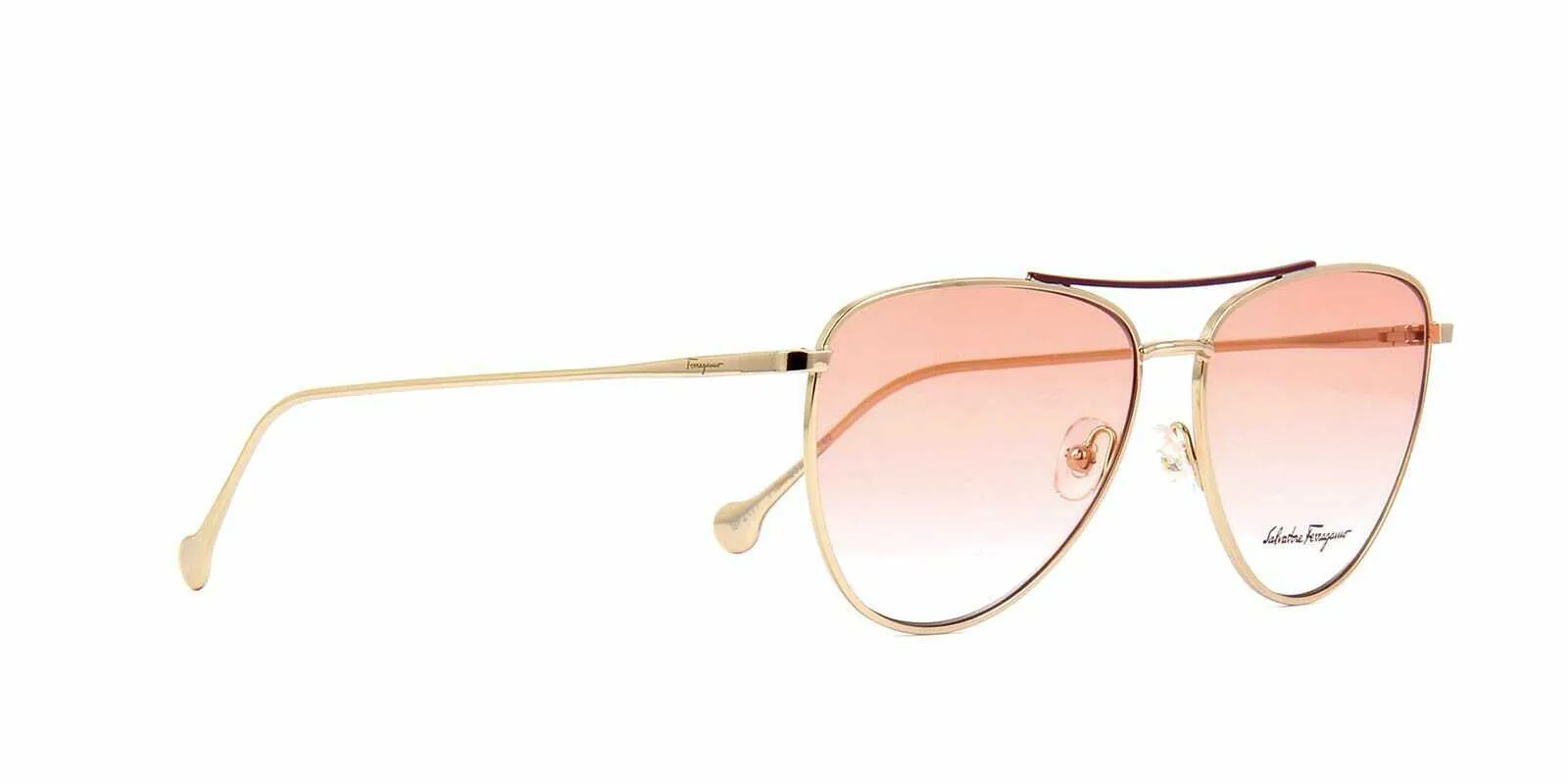 Salvatore Ferragamo Aviator Ladies Sunglasses