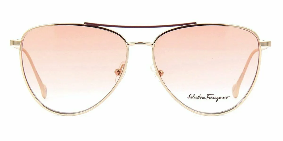 Salvatore Ferragamo Aviator Ladies Sunglasses