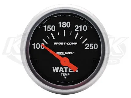 Sport-Comp 2-1/16" Short Sweep Electrical Gauges Voltmeter 8-18 Volts