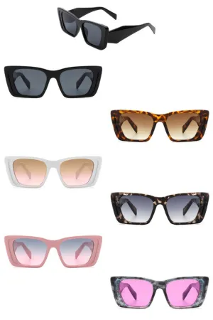 Square Retro Oversize Fashion Cat Eye Sunglasses