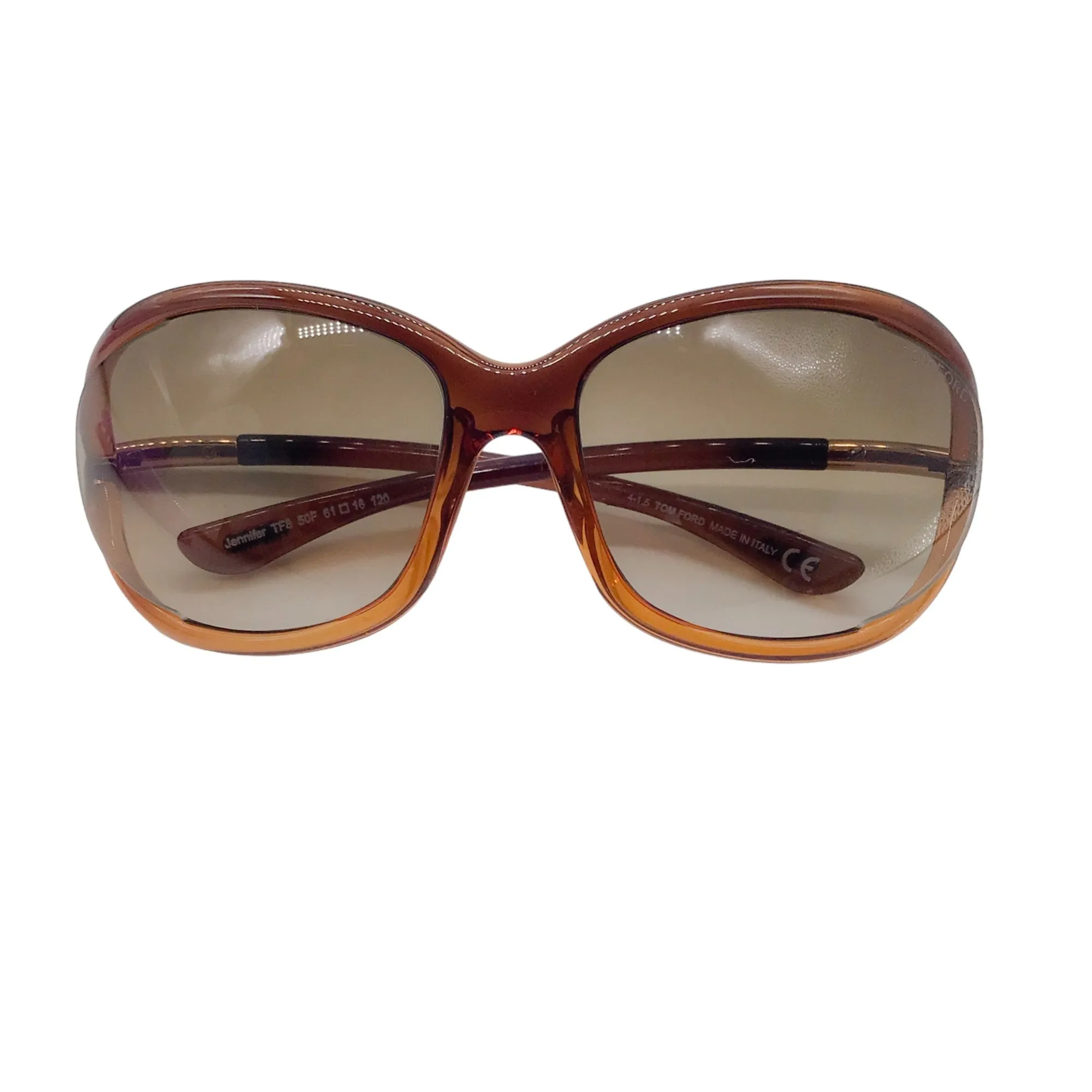 Tom Ford Brown Jennifer Soft Square Sunglasses