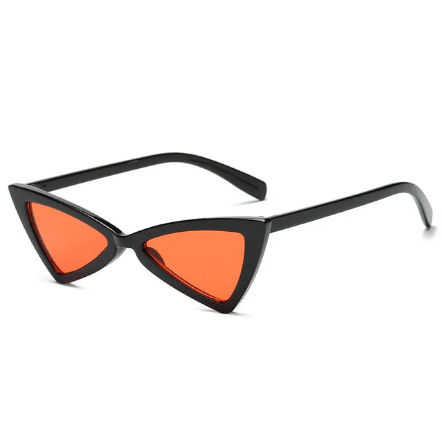 Triangle Black Ladies Sunglass