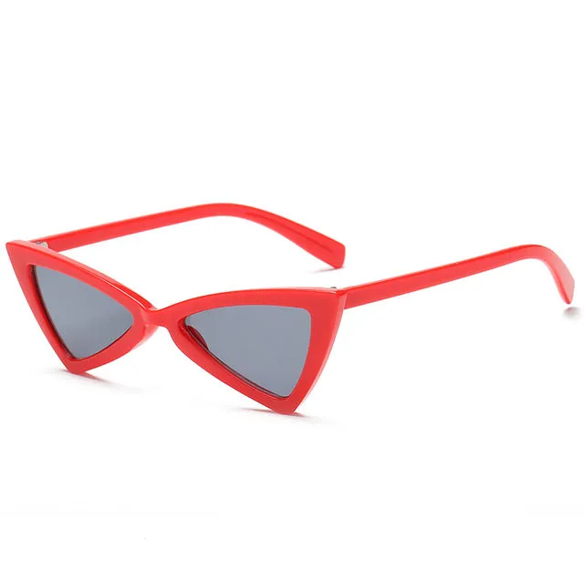 Triangle Black Ladies Sunglass