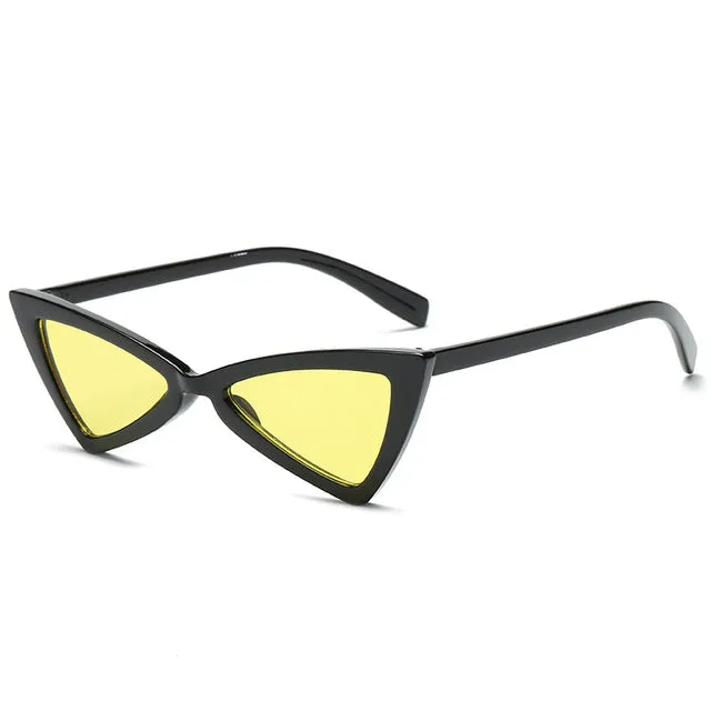 Triangle Black Ladies Sunglass