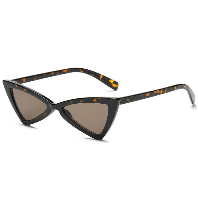 Triangle Black Ladies Sunglass