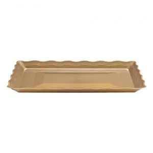 Wave - 12" x 18" Tray - Gold (Case Qty: 24)