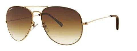 ZIPPO SUNGLASSES GOLD/BROWN REVO GRADIENT LENSES